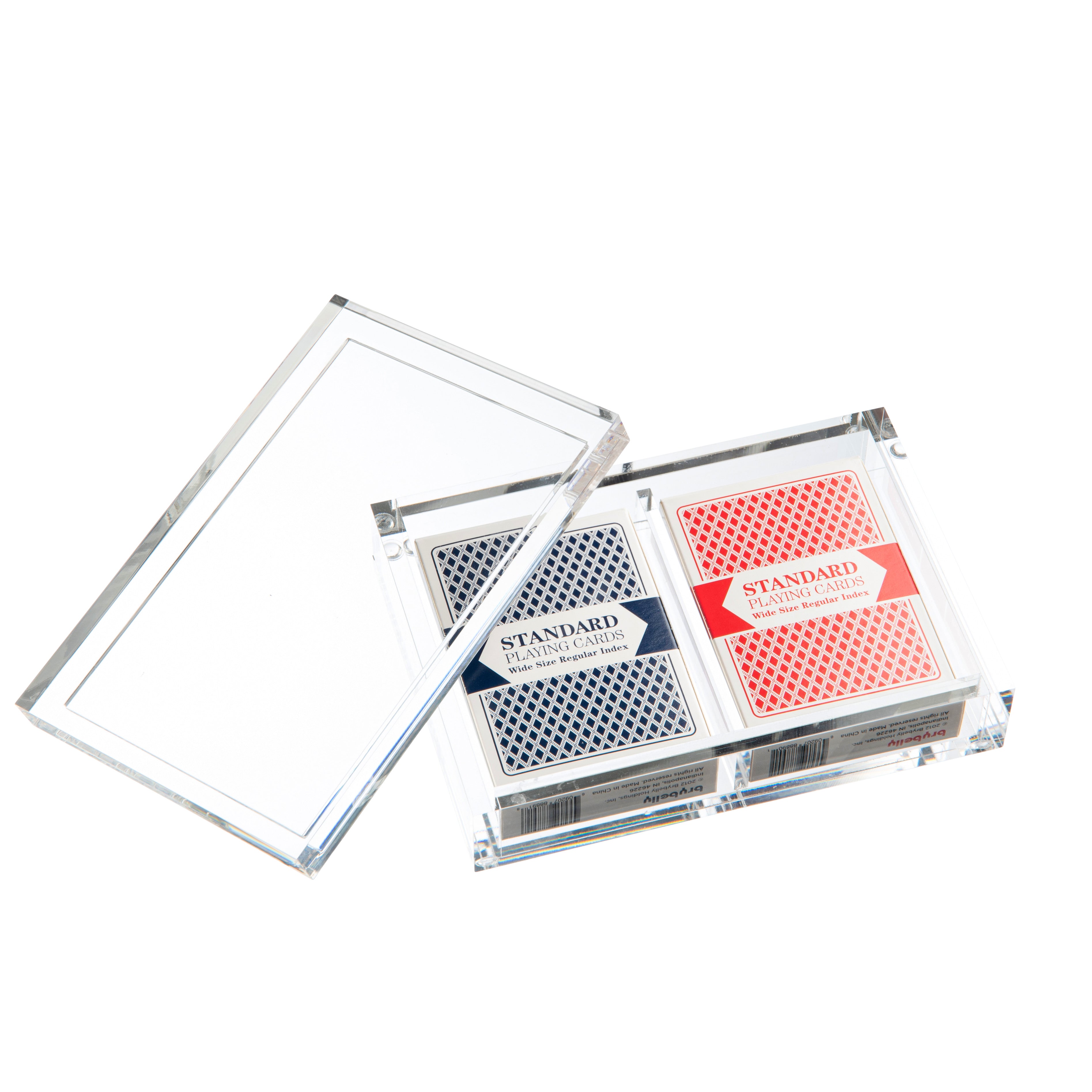 Lucite Playing Card Gift Set