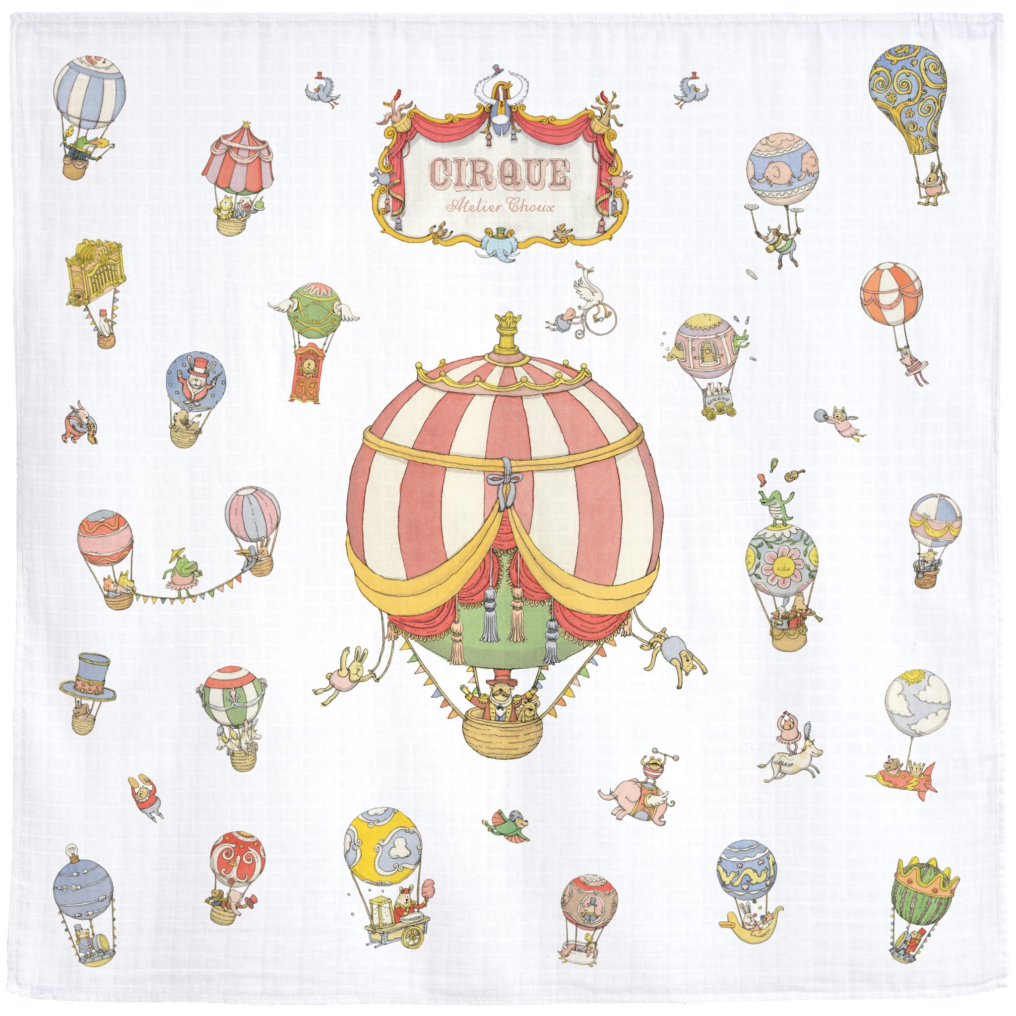 Atelier Choux Circus Swaddle Blanket