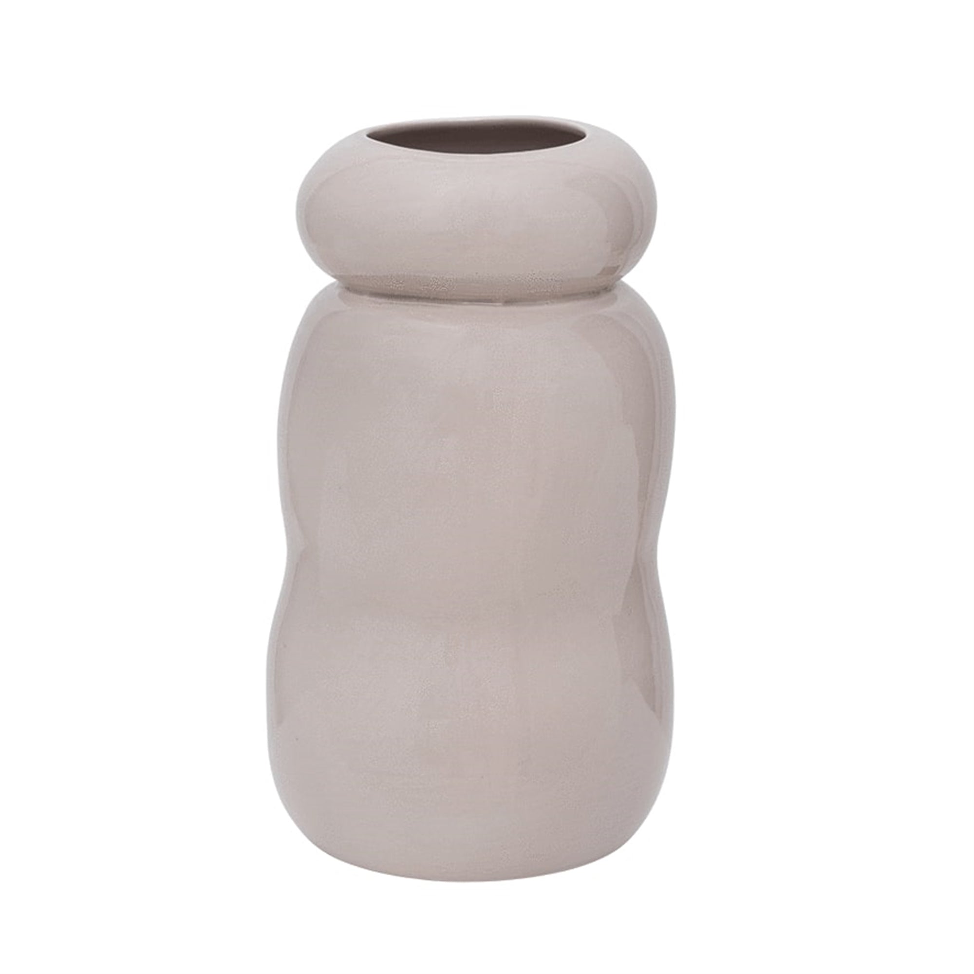 Gray Pebble Vase