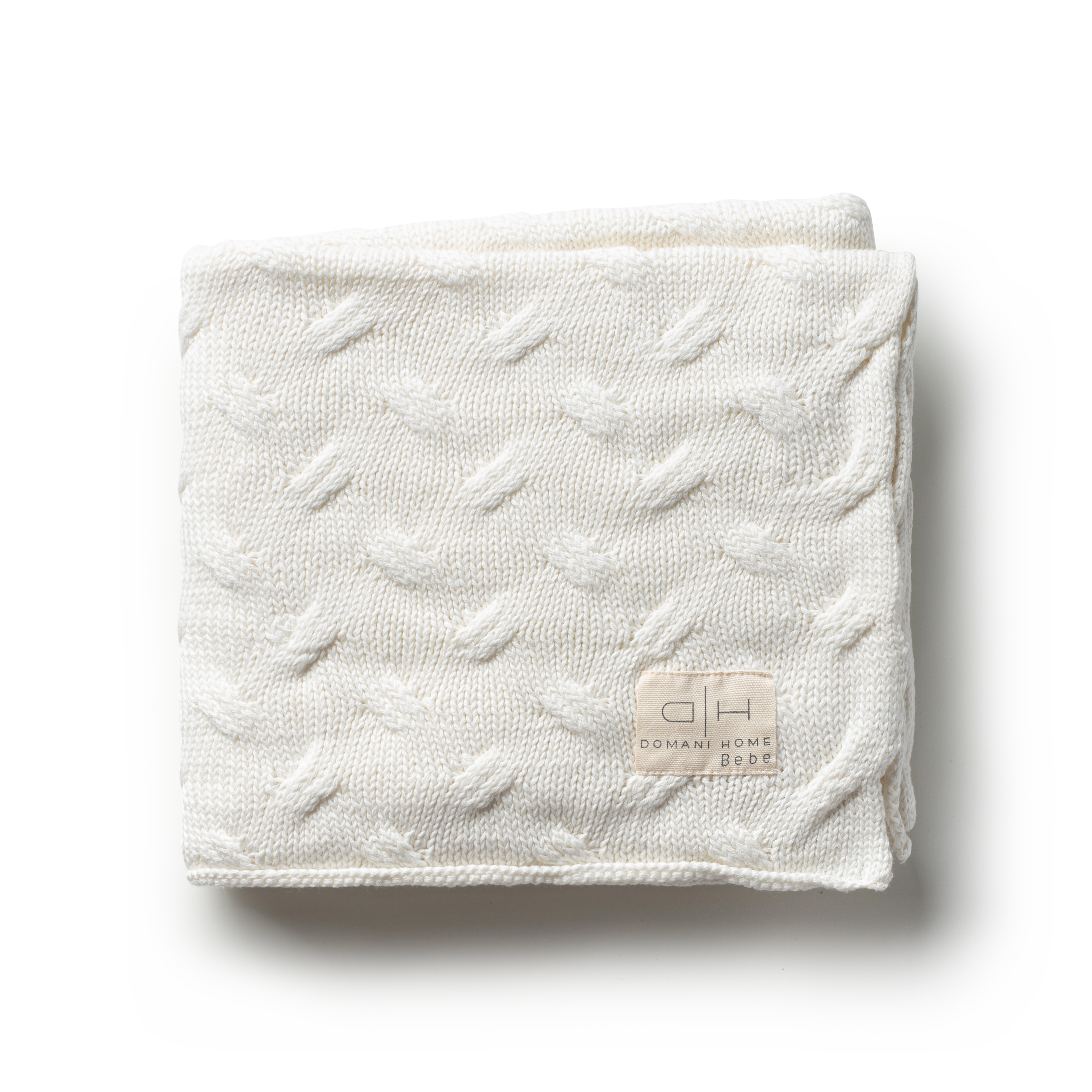 DH Waves Cream Baby Blanket