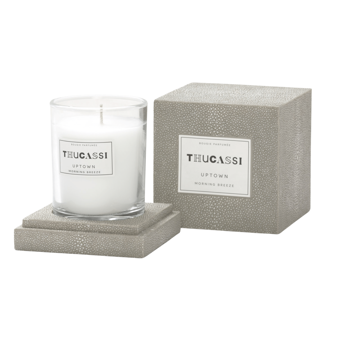 Thucassi Uptown Morning Breeze Shagreen Candle Box