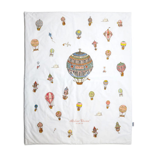 Reversible Quilt Monceau Mansion/ Hot Air Balloons