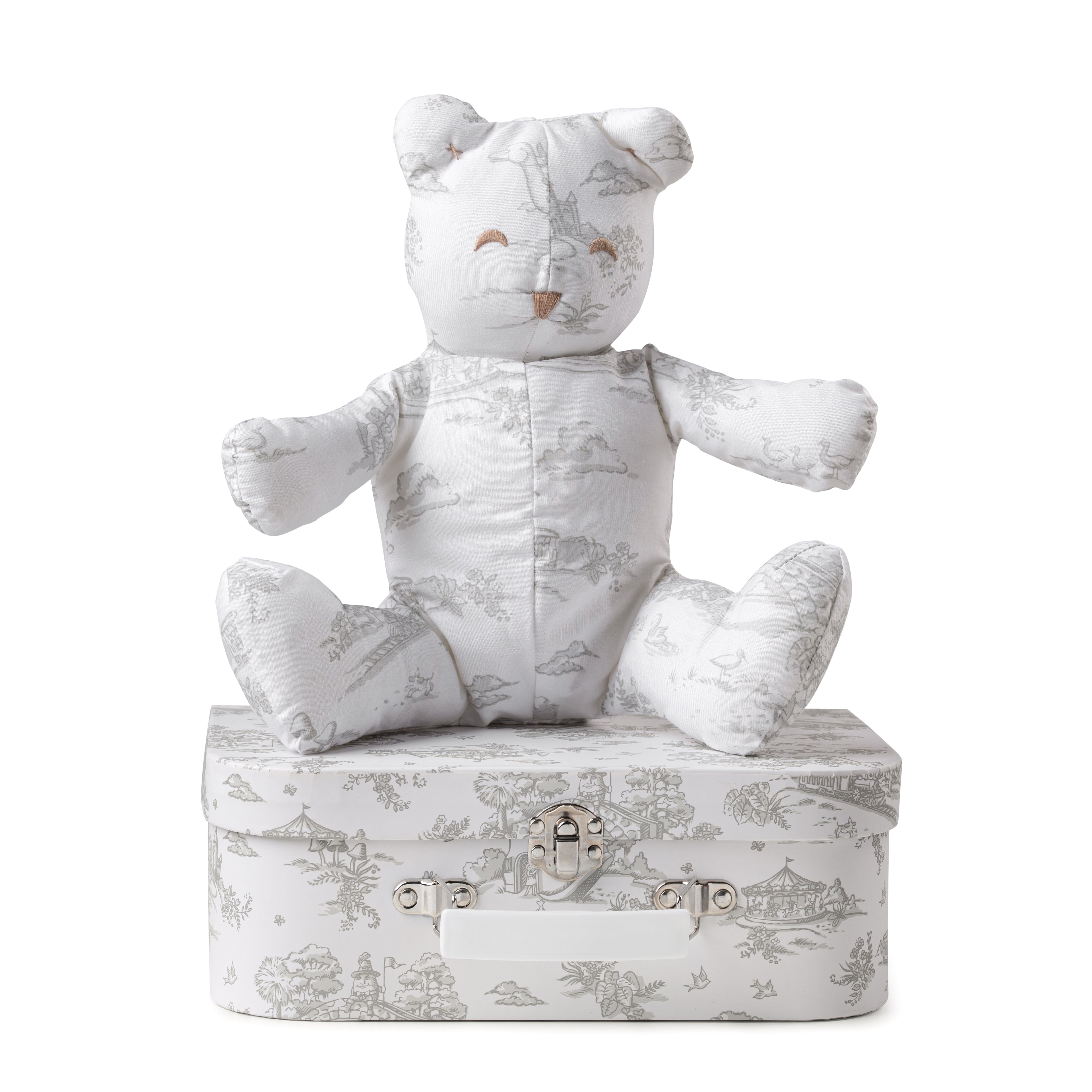 Toile Bear & Keepsake Box