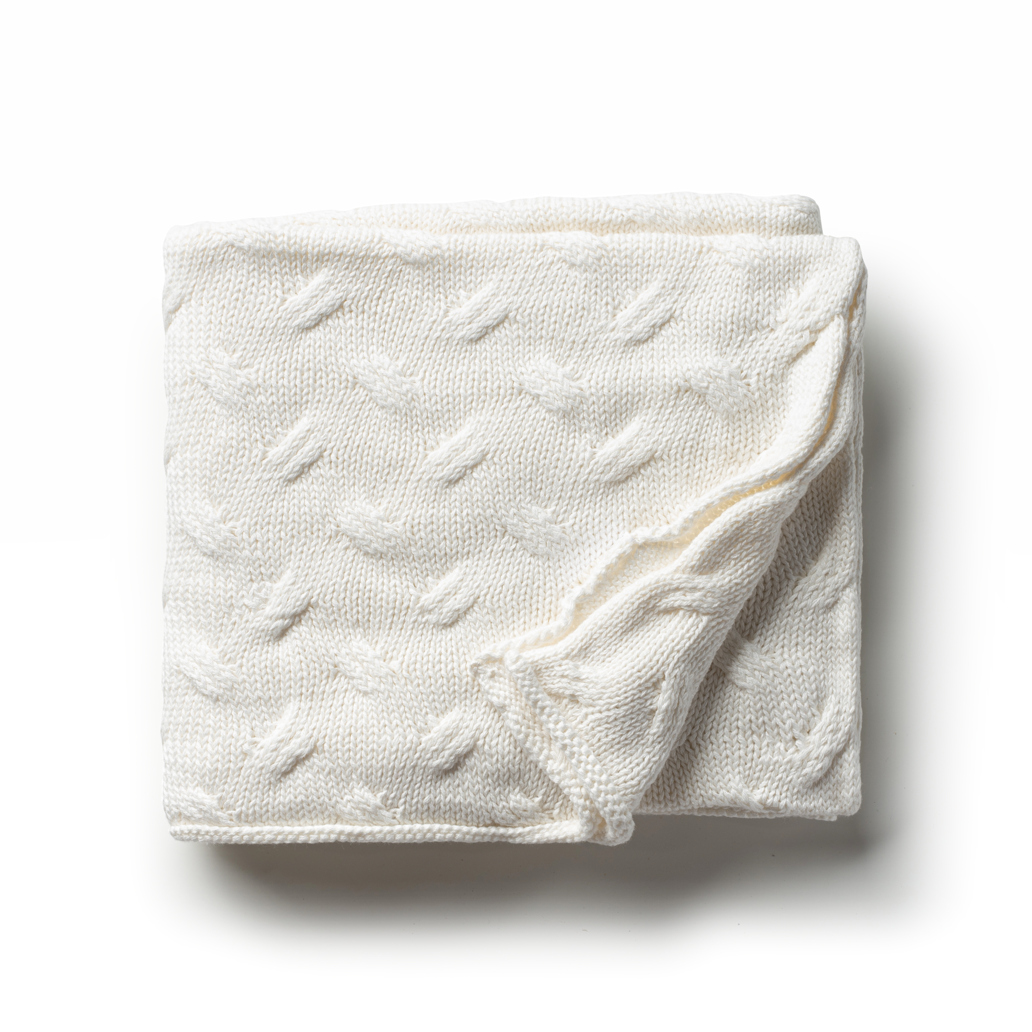 DH Waves Cream Baby Blanket