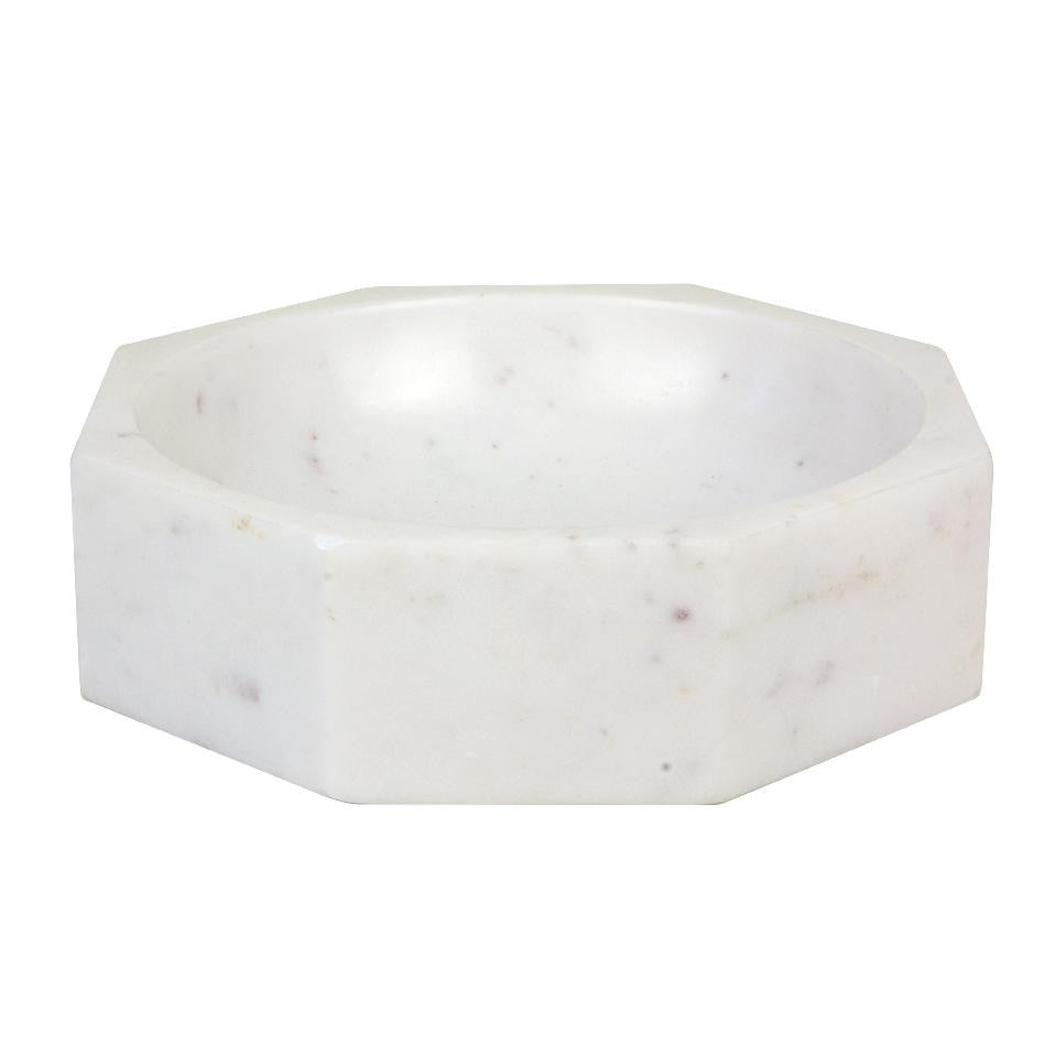 Marble Octagonal Modernistic Bowl