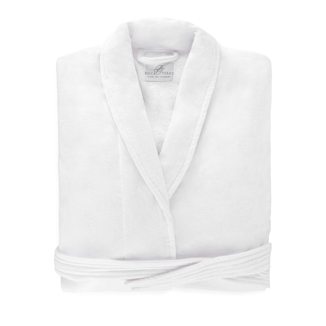 Shawl White Bath Robe