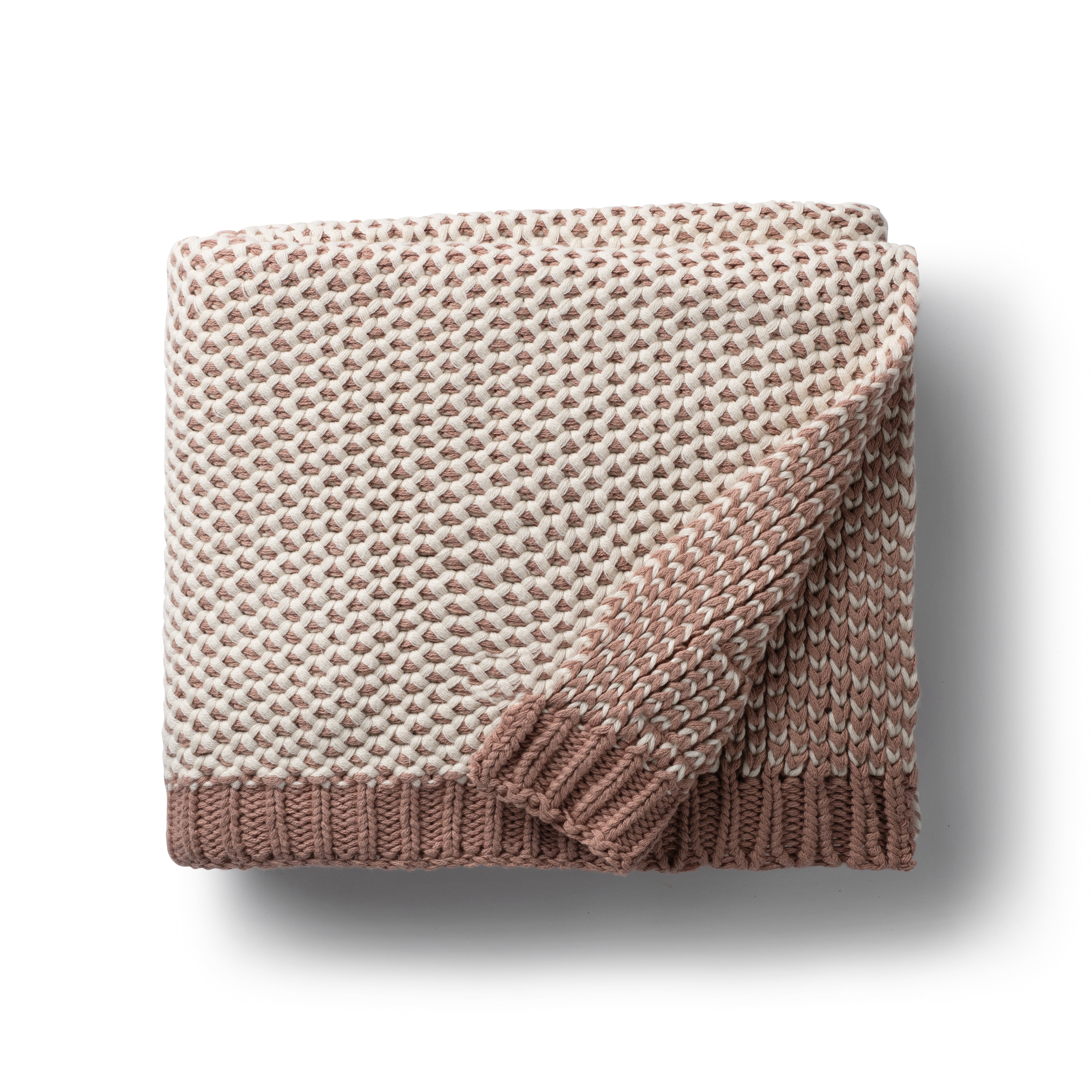 DH Honeycomb Blush Baby Blanket
