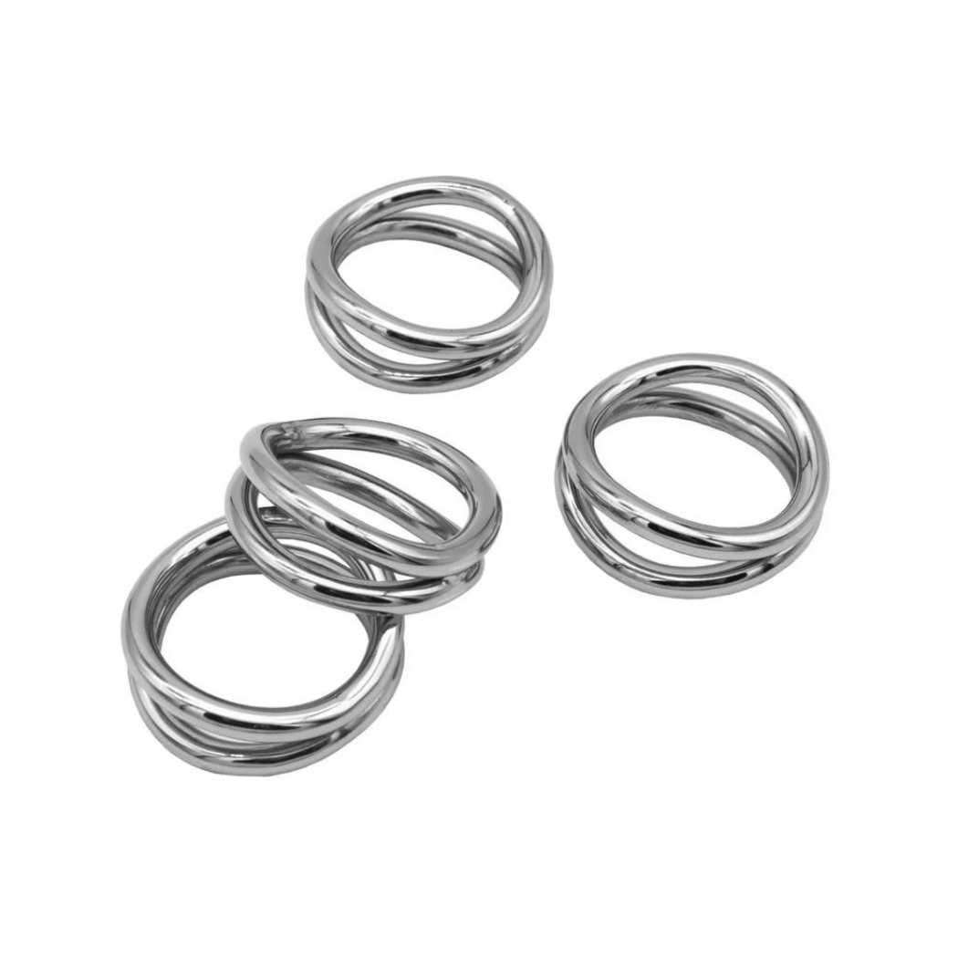 Silver Loop Napkin Rings