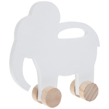 Elephant Wood Push Toy