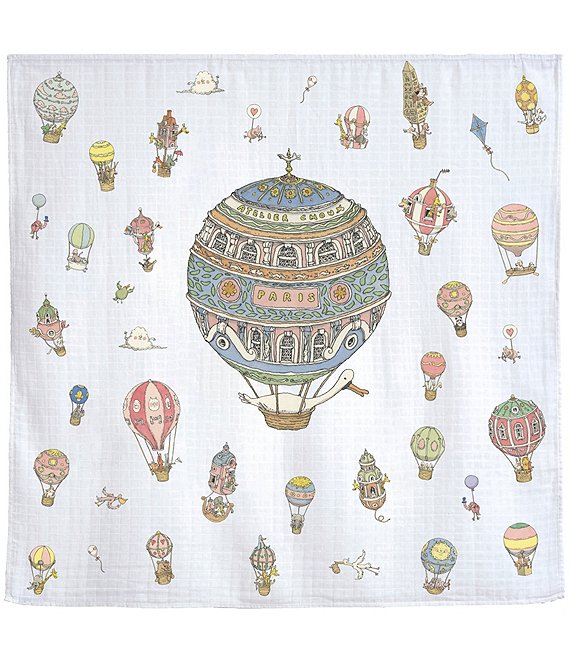 Atelier Choux Baby Hot Air Balloons Swaddle Blanket